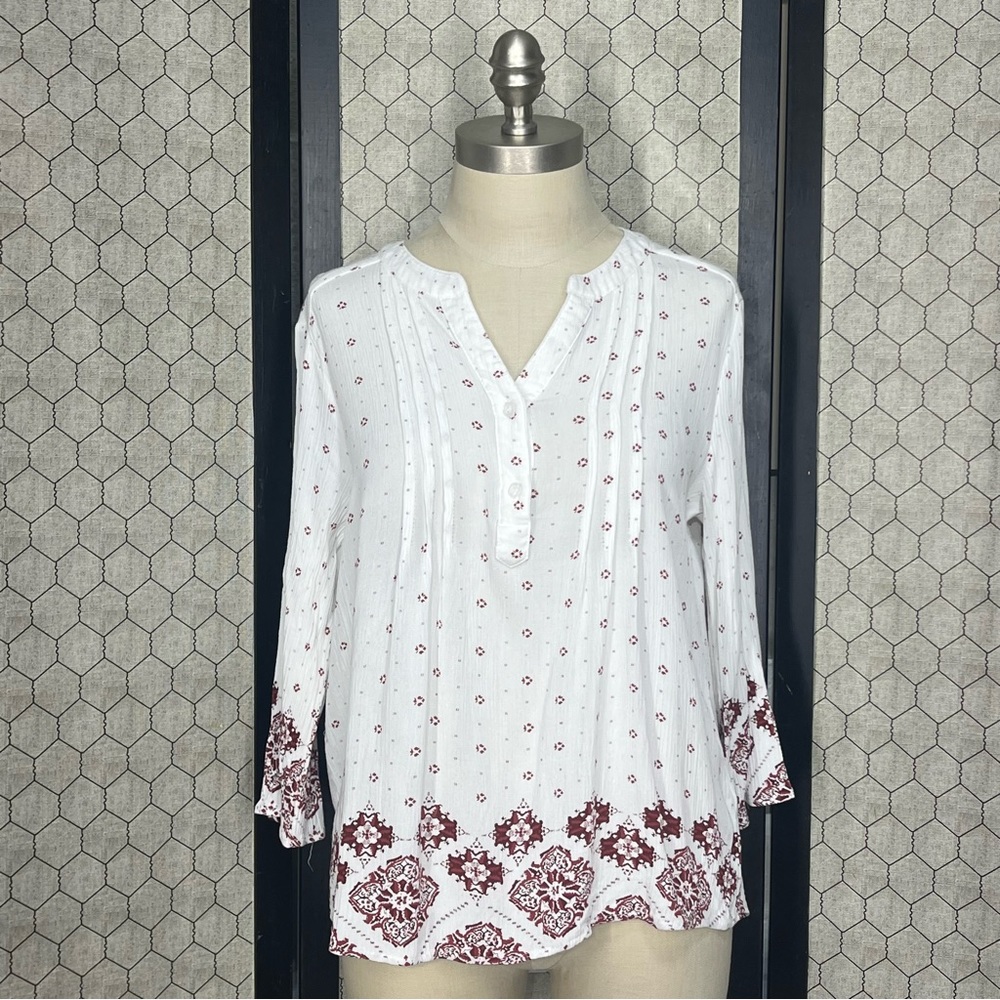 fun 2 fun Print Henley